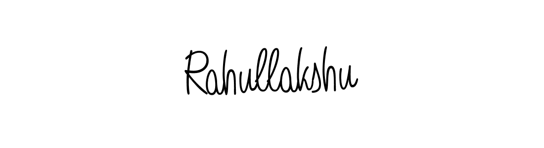 The best way (Angelique-Rose-font-FFP) to make a short signature is to pick only two or three words in your name. The name Rahullakshu include a total of six letters. For converting this name. Rahullakshu signature style 5 images and pictures png