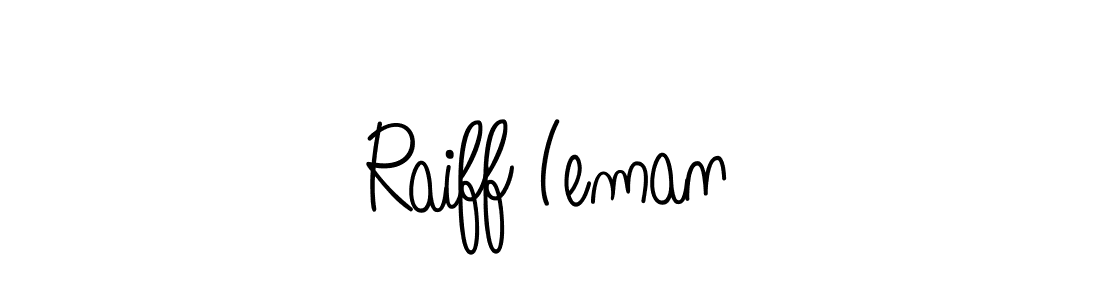 This is the best signature style for the Raiff Ieman name. Also you like these signature font (Angelique-Rose-font-FFP). Mix name signature. Raiff Ieman signature style 5 images and pictures png
