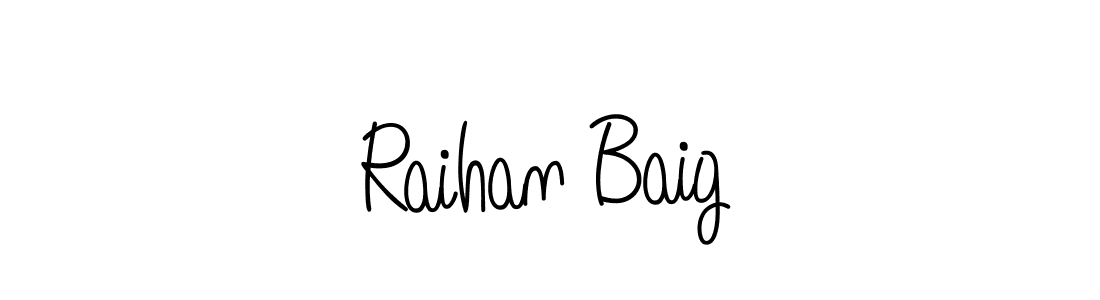 Also You can easily find your signature by using the search form. We will create Raihan Baig name handwritten signature images for you free of cost using Angelique-Rose-font-FFP sign style. Raihan Baig signature style 5 images and pictures png