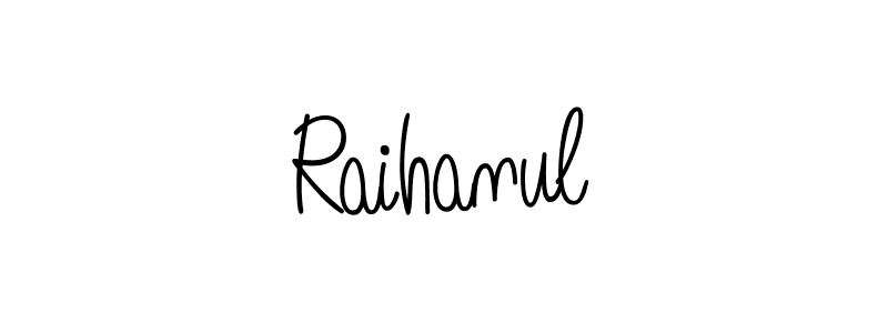 Make a beautiful signature design for name Raihanul. Use this online signature maker to create a handwritten signature for free. Raihanul signature style 5 images and pictures png