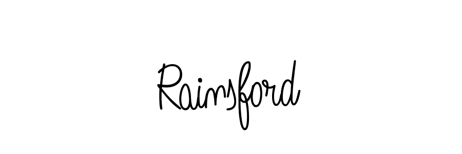 How to Draw Rainsford signature style? Angelique-Rose-font-FFP is a latest design signature styles for name Rainsford. Rainsford signature style 5 images and pictures png