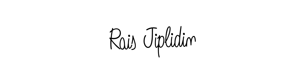 Make a beautiful signature design for name Rais Jiplidin. With this signature (Angelique-Rose-font-FFP) style, you can create a handwritten signature for free. Rais Jiplidin signature style 5 images and pictures png