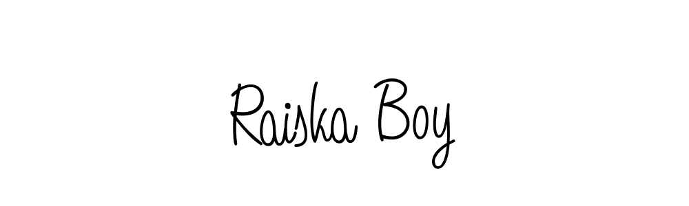 Check out images of Autograph of Raiska Boy name. Actor Raiska Boy Signature Style. Angelique-Rose-font-FFP is a professional sign style online. Raiska Boy signature style 5 images and pictures png