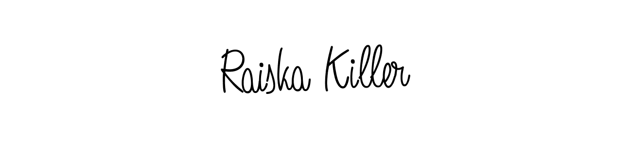 Also we have Raiska Killer name is the best signature style. Create professional handwritten signature collection using Angelique-Rose-font-FFP autograph style. Raiska Killer signature style 5 images and pictures png