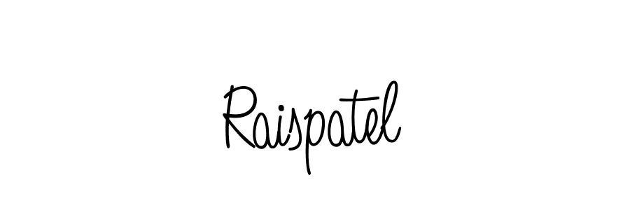 Use a signature maker to create a handwritten signature online. With this signature software, you can design (Angelique-Rose-font-FFP) your own signature for name Raispatel. Raispatel signature style 5 images and pictures png