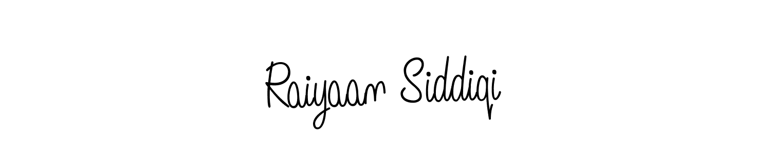 The best way (Angelique-Rose-font-FFP) to make a short signature is to pick only two or three words in your name. The name Raiyaan Siddiqi include a total of six letters. For converting this name. Raiyaan Siddiqi signature style 5 images and pictures png