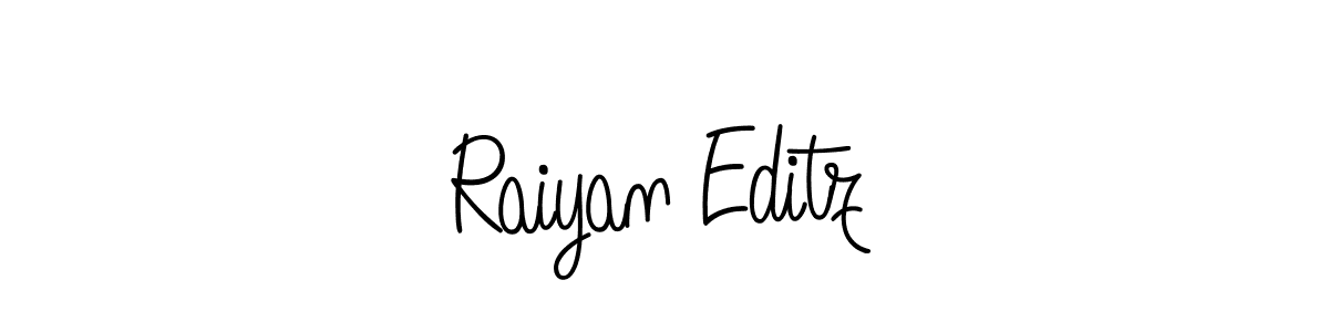 if you are searching for the best signature style for your name Raiyan Editz. so please give up your signature search. here we have designed multiple signature styles  using Angelique-Rose-font-FFP. Raiyan Editz signature style 5 images and pictures png