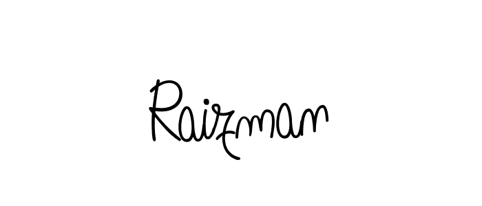 Make a beautiful signature design for name Raizman. With this signature (Angelique-Rose-font-FFP) style, you can create a handwritten signature for free. Raizman signature style 5 images and pictures png