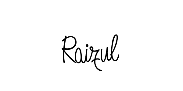 Make a beautiful signature design for name Raizul. Use this online signature maker to create a handwritten signature for free. Raizul signature style 5 images and pictures png