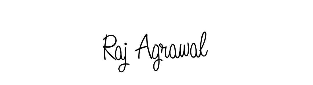Make a beautiful signature design for name Raj Agrawal. With this signature (Angelique-Rose-font-FFP) style, you can create a handwritten signature for free. Raj Agrawal signature style 5 images and pictures png