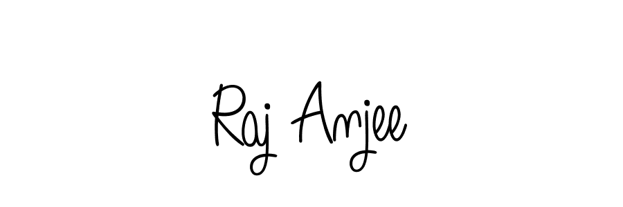 Design your own signature with our free online signature maker. With this signature software, you can create a handwritten (Angelique-Rose-font-FFP) signature for name Raj Anjee. Raj Anjee signature style 5 images and pictures png
