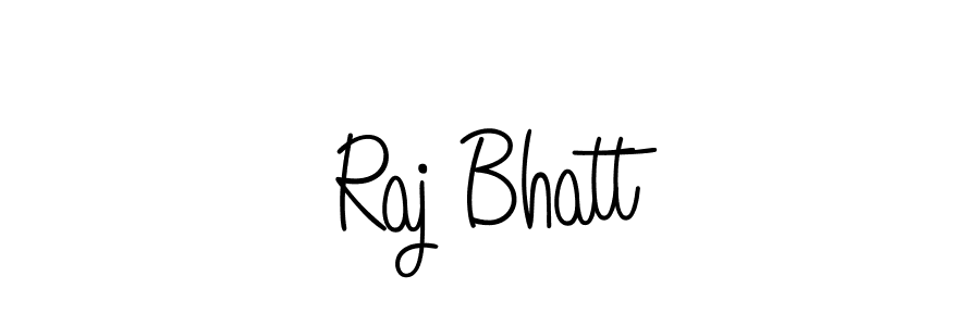Make a beautiful signature design for name Raj Bhatt. With this signature (Angelique-Rose-font-FFP) style, you can create a handwritten signature for free. Raj Bhatt signature style 5 images and pictures png