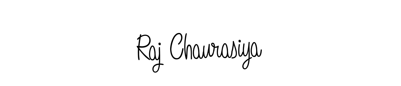 Use a signature maker to create a handwritten signature online. With this signature software, you can design (Angelique-Rose-font-FFP) your own signature for name Raj Chaurasiya. Raj Chaurasiya signature style 5 images and pictures png