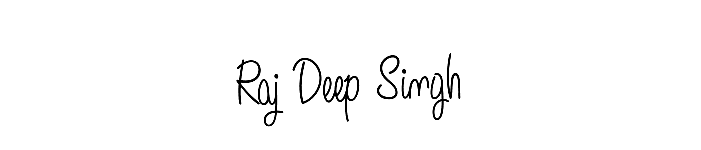 Use a signature maker to create a handwritten signature online. With this signature software, you can design (Angelique-Rose-font-FFP) your own signature for name Raj Deep Singh. Raj Deep Singh signature style 5 images and pictures png