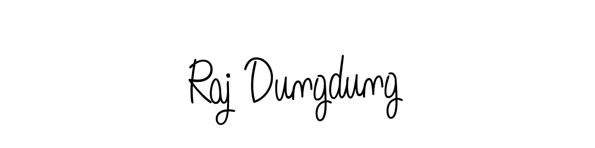 Check out images of Autograph of Raj Dungdung name. Actor Raj Dungdung Signature Style. Angelique-Rose-font-FFP is a professional sign style online. Raj Dungdung signature style 5 images and pictures png