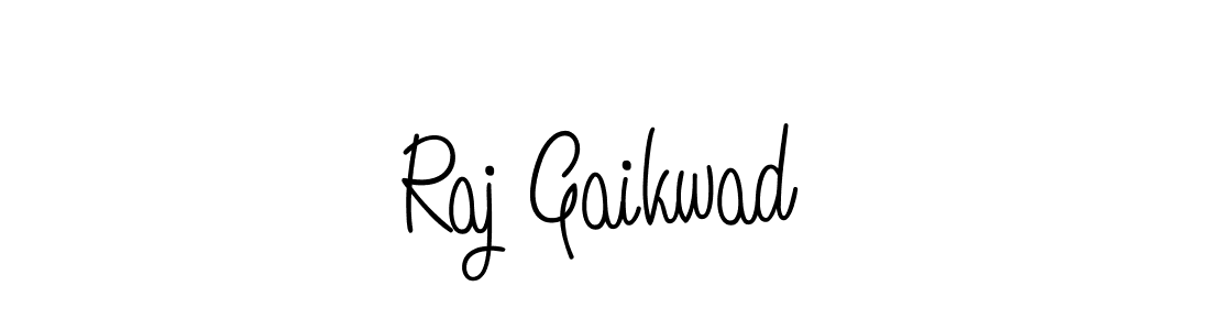 The best way (Angelique-Rose-font-FFP) to make a short signature is to pick only two or three words in your name. The name Raj Gaikwad include a total of six letters. For converting this name. Raj Gaikwad signature style 5 images and pictures png