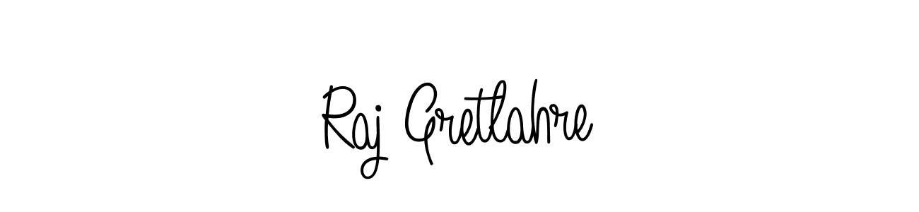 Create a beautiful signature design for name Raj Gretlahre. With this signature (Angelique-Rose-font-FFP) fonts, you can make a handwritten signature for free. Raj Gretlahre signature style 5 images and pictures png