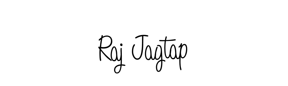 How to make Raj Jagtap name signature. Use Angelique-Rose-font-FFP style for creating short signs online. This is the latest handwritten sign. Raj Jagtap signature style 5 images and pictures png