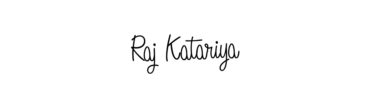 You should practise on your own different ways (Angelique-Rose-font-FFP) to write your name (Raj Katariya ) in signature. don't let someone else do it for you. Raj Katariya  signature style 5 images and pictures png