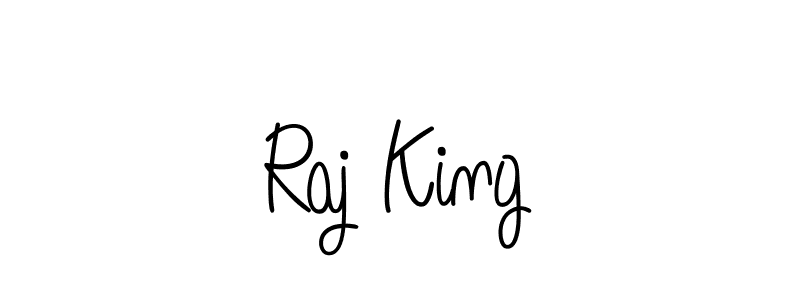 Create a beautiful signature design for name Raj King. With this signature (Angelique-Rose-font-FFP) fonts, you can make a handwritten signature for free. Raj King signature style 5 images and pictures png