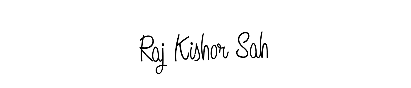 Similarly Angelique-Rose-font-FFP is the best handwritten signature design. Signature creator online .You can use it as an online autograph creator for name Raj Kishor Sah. Raj Kishor Sah signature style 5 images and pictures png