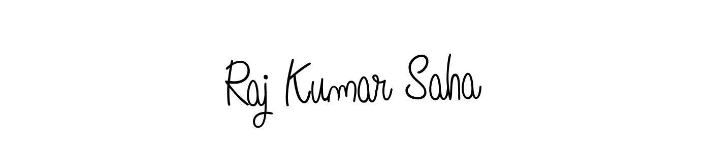 This is the best signature style for the Raj Kumar Saha name. Also you like these signature font (Angelique-Rose-font-FFP). Mix name signature. Raj Kumar Saha signature style 5 images and pictures png