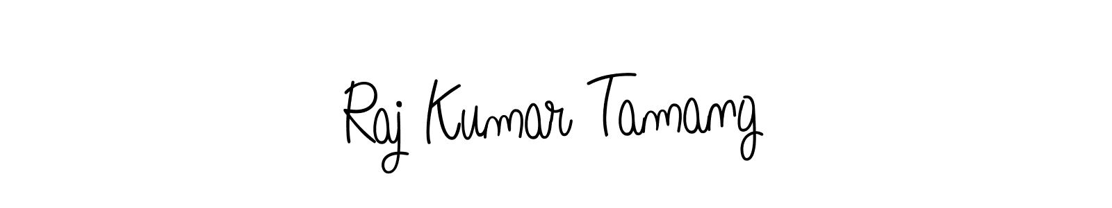 Create a beautiful signature design for name Raj Kumar Tamang. With this signature (Angelique-Rose-font-FFP) fonts, you can make a handwritten signature for free. Raj Kumar Tamang signature style 5 images and pictures png