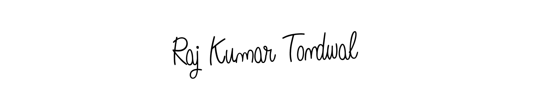 It looks lik you need a new signature style for name Raj Kumar Tondwal. Design unique handwritten (Angelique-Rose-font-FFP) signature with our free signature maker in just a few clicks. Raj Kumar Tondwal signature style 5 images and pictures png