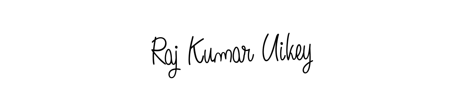 Angelique-Rose-font-FFP is a professional signature style that is perfect for those who want to add a touch of class to their signature. It is also a great choice for those who want to make their signature more unique. Get Raj Kumar Uikey name to fancy signature for free. Raj Kumar Uikey signature style 5 images and pictures png