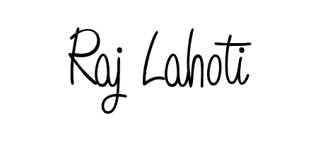 Enhance your business communications with Raj Lahoti signature in Angelique-Rose-font-FFP lettering. Clean, modern, and universally compatible. Raj Lahoti signature style 5 images and pictures png
