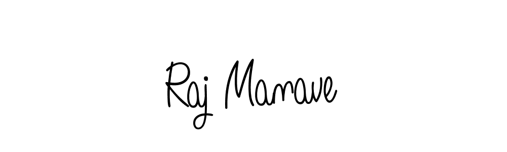 How to make Raj Manave name signature. Use Angelique-Rose-font-FFP style for creating short signs online. This is the latest handwritten sign. Raj Manave signature style 5 images and pictures png