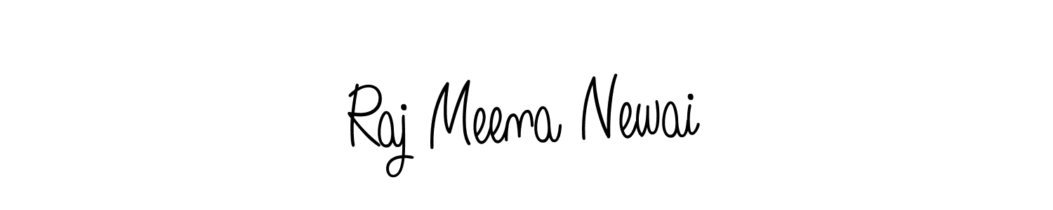 Make a short Raj Meena Newai signature style. Manage your documents anywhere anytime using Angelique-Rose-font-FFP. Create and add eSignatures, submit forms, share and send files easily. Raj Meena Newai signature style 5 images and pictures png