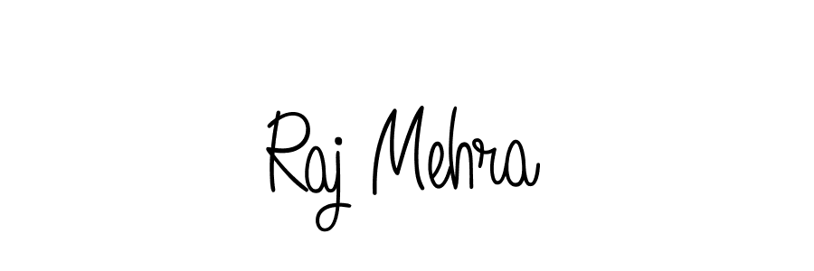 Make a beautiful signature design for name Raj Mehra. With this signature (Angelique-Rose-font-FFP) style, you can create a handwritten signature for free. Raj Mehra signature style 5 images and pictures png