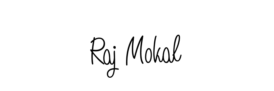 Also we have Raj Mokal name is the best signature style. Create professional handwritten signature collection using Angelique-Rose-font-FFP autograph style. Raj Mokal signature style 5 images and pictures png