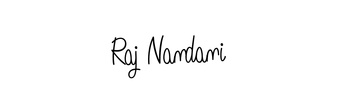 Here are the top 10 professional signature styles for the name Raj Nandani. These are the best autograph styles you can use for your name. Raj Nandani signature style 5 images and pictures png