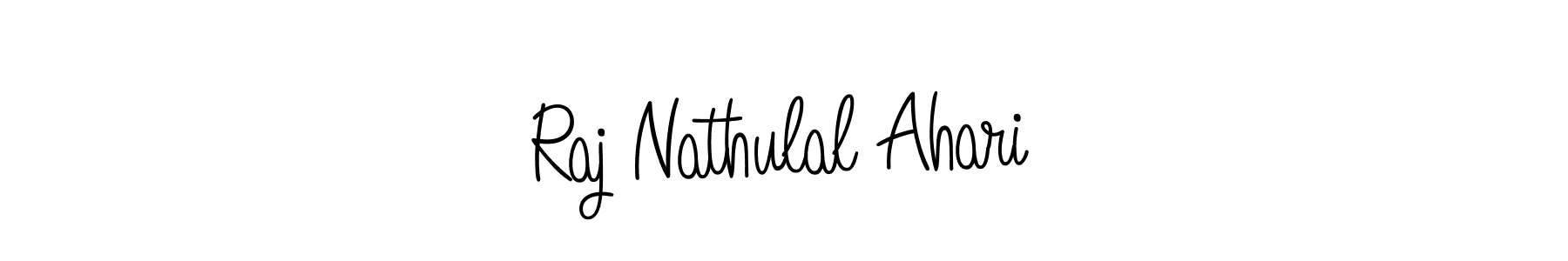 if you are searching for the best signature style for your name Raj Nathulal Ahari. so please give up your signature search. here we have designed multiple signature styles  using Angelique-Rose-font-FFP. Raj Nathulal Ahari signature style 5 images and pictures png