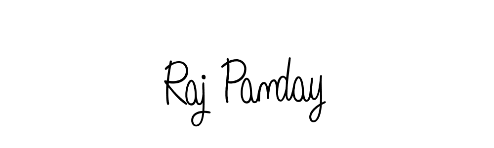 Raj Panday stylish signature style. Best Handwritten Sign (Angelique-Rose-font-FFP) for my name. Handwritten Signature Collection Ideas for my name Raj Panday. Raj Panday signature style 5 images and pictures png