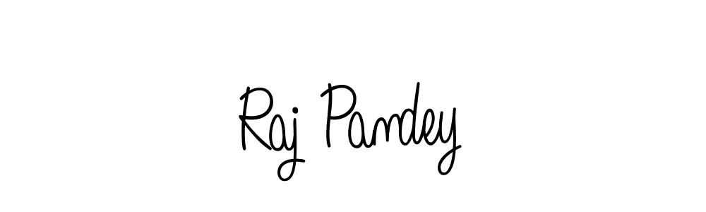 The best way (Angelique-Rose-font-FFP) to make a short signature is to pick only two or three words in your name. The name Raj Pandey include a total of six letters. For converting this name. Raj Pandey signature style 5 images and pictures png