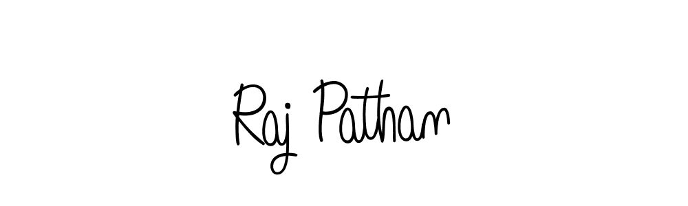 How to make Raj Pathan name signature. Use Angelique-Rose-font-FFP style for creating short signs online. This is the latest handwritten sign. Raj Pathan signature style 5 images and pictures png