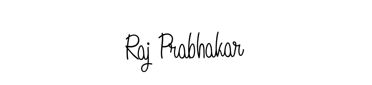 Use a signature maker to create a handwritten signature online. With this signature software, you can design (Angelique-Rose-font-FFP) your own signature for name Raj Prabhakar. Raj Prabhakar signature style 5 images and pictures png