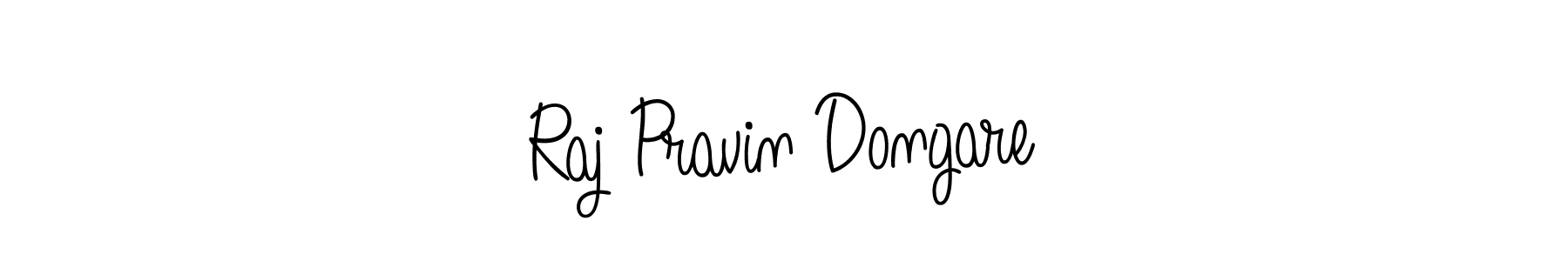 How to make Raj Pravin Dongare name signature. Use Angelique-Rose-font-FFP style for creating short signs online. This is the latest handwritten sign. Raj Pravin Dongare signature style 5 images and pictures png