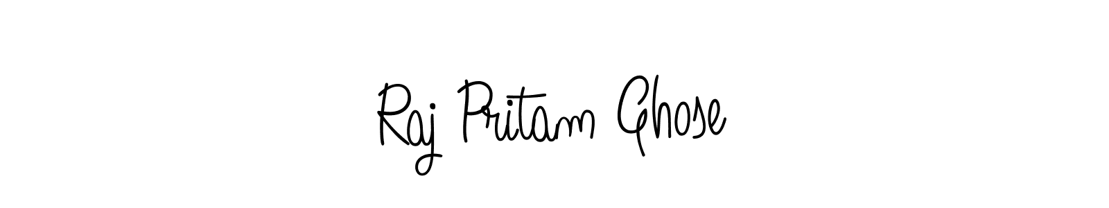 Make a beautiful signature design for name Raj Pritam Ghose. With this signature (Angelique-Rose-font-FFP) style, you can create a handwritten signature for free. Raj Pritam Ghose signature style 5 images and pictures png