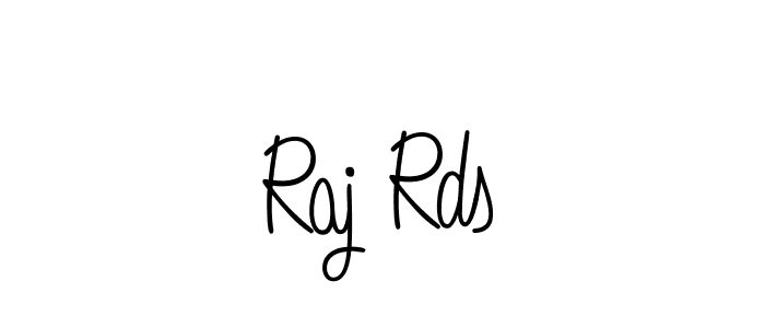 Create a beautiful signature design for name Raj Rds. With this signature (Angelique-Rose-font-FFP) fonts, you can make a handwritten signature for free. Raj Rds signature style 5 images and pictures png