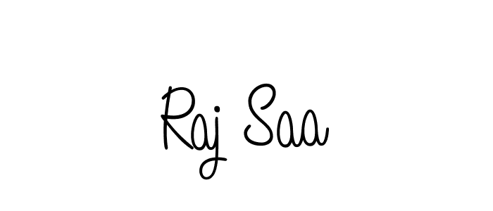 The best way (Angelique-Rose-font-FFP) to make a short signature is to pick only two or three words in your name. The name Raj Saa include a total of six letters. For converting this name. Raj Saa signature style 5 images and pictures png