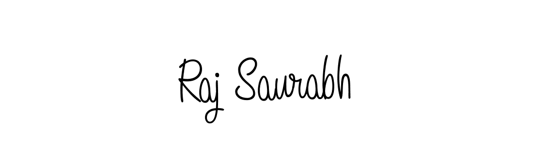 The best way (Angelique-Rose-font-FFP) to make a short signature is to pick only two or three words in your name. The name Raj Saurabh include a total of six letters. For converting this name. Raj Saurabh signature style 5 images and pictures png