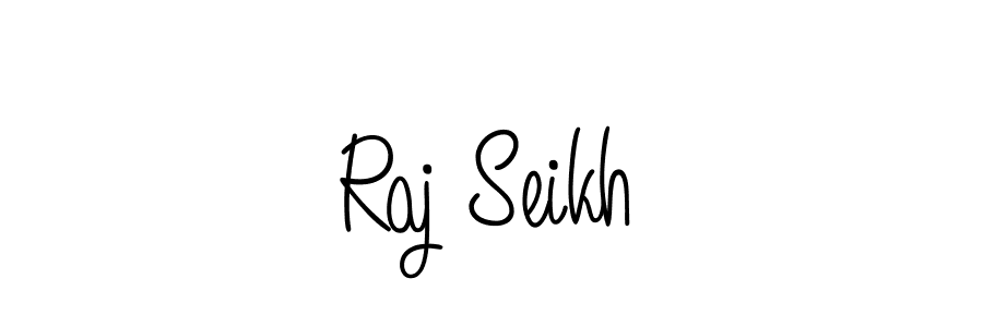 Also we have Raj Seikh name is the best signature style. Create professional handwritten signature collection using Angelique-Rose-font-FFP autograph style. Raj Seikh signature style 5 images and pictures png