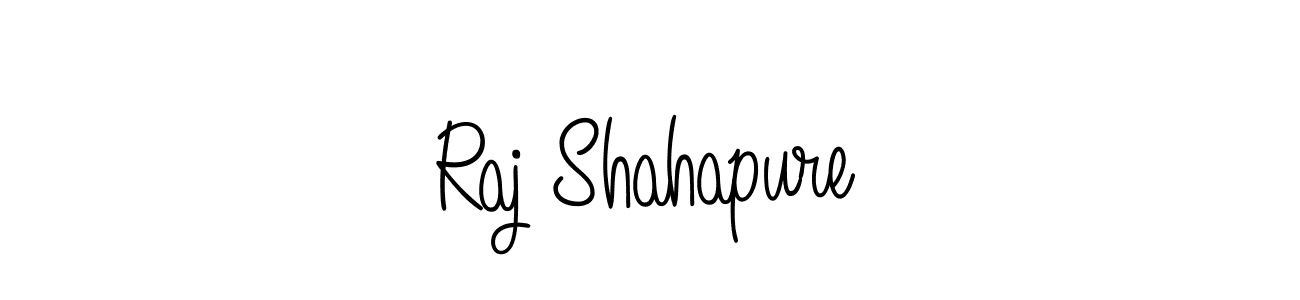 Make a beautiful signature design for name Raj Shahapure. With this signature (Angelique-Rose-font-FFP) style, you can create a handwritten signature for free. Raj Shahapure signature style 5 images and pictures png