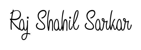 Enhance your business communications with Raj Shahil Sarkar signature in Angelique-Rose-font-FFP lettering. Clean, modern, and universally compatible. Raj Shahil Sarkar signature style 5 images and pictures png