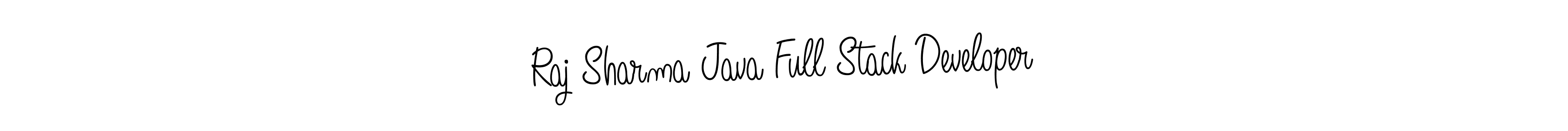 You can use this online signature creator to create a handwritten signature for the name Raj Sharma Java Full Stack Developer. This is the best online autograph maker. Raj Sharma Java Full Stack Developer signature style 5 images and pictures png