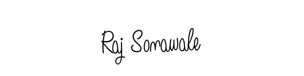 Design your own signature with our free online signature maker. With this signature software, you can create a handwritten (Angelique-Rose-font-FFP) signature for name Raj Sonawale. Raj Sonawale signature style 5 images and pictures png